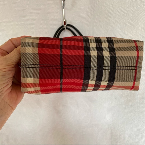 Burberry Nova check . Mini shopper with leather handles. EUC - Picture 5 of 8